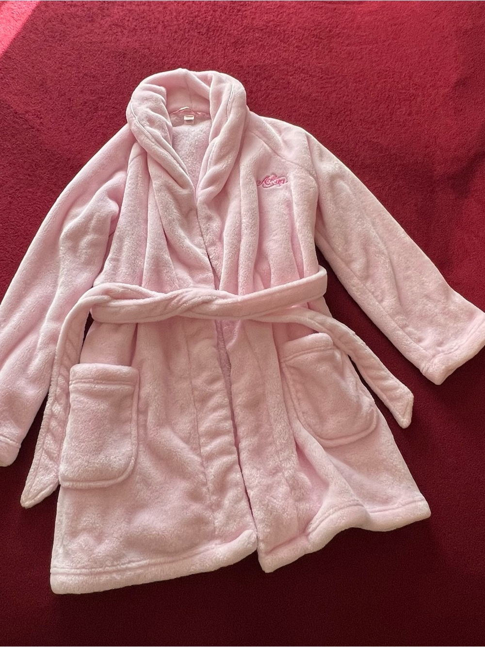 Victoria Secret light pink XS/S Plush Robe